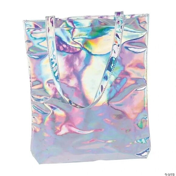 Large Iridescent Tote Bag  - Picture 5 of 5